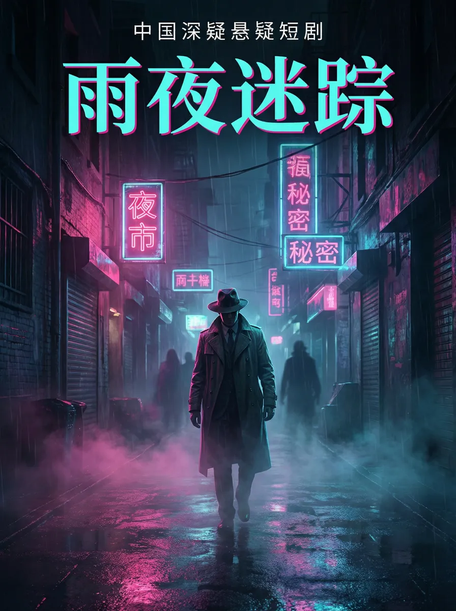 四虎tv 悬疑追踪短剧 - 雨夜迷踪海报